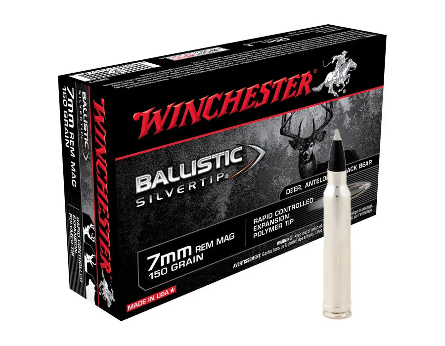 Balas Winchester Supreme Silvertip - 7mm Rem Mag - 150 grs