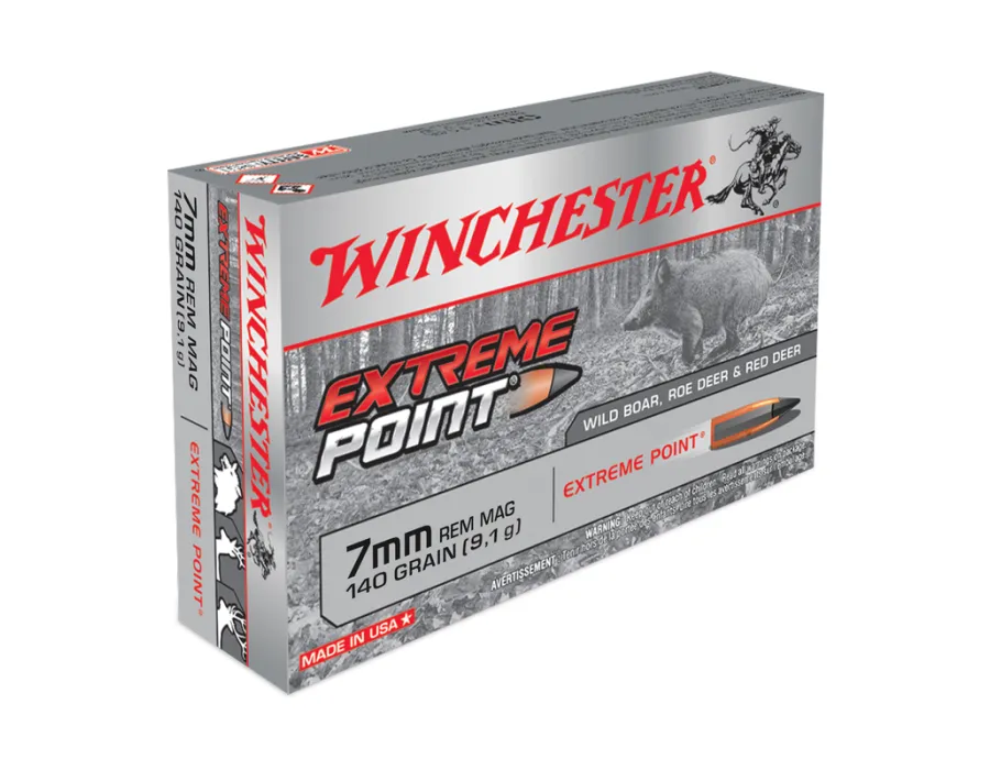 Balas Winchester Extreme Point - 7mm Rem Mag - 140 grs