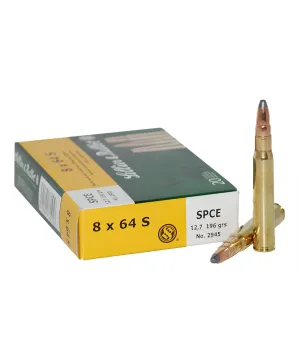 Balas Sellier & Bellot - 8 x 64 S - 196 grs - SPCE Balas Sellier & Bellot - 8 x 64 S - 196 grs - SPCE