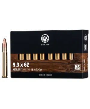 Balas RWS KS (Kegelspitz) - 9,3x62 - 247 grs - Cone Point