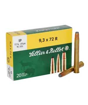 Balas Sellier & Bellot - 9,3 x 72 R - 193 grs - Soft Point Balas Sellier & Bellot - 9,3 x 72 R - 193 grs - Soft Point