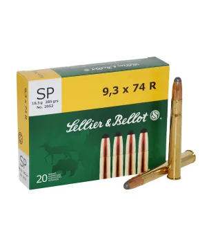 Balas Sellier & Bellot - 9,3 x 74 R - 285 grs - Soft Point Balas Sellier & Bellot - 9,3 x 74 R - 285 grs - Soft Point