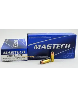 Balas Magtech 9 mm parabellum semiblindada 