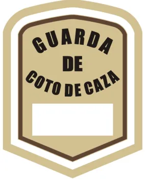 Nuevo emblema guarda coto de caza