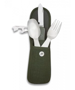 Set cubiertos de camping 3 piezas