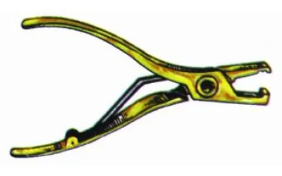 Pinza para colocación crotales marca quich conejos