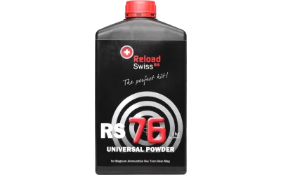 Pólvora Reload Swiss RS 76 arma larga 1kg Pólvora Reload Swiss RS 76 arma larga 1kg