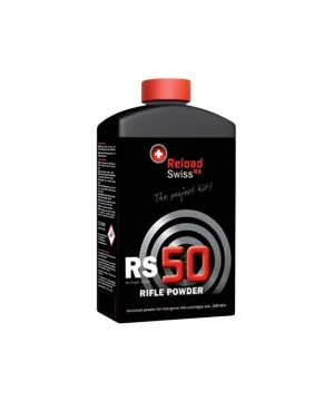 Pólvora Reload Swiss RS 50 arma larga 1kg Pólvora Reload Swiss RS 50 arma larga 1kg