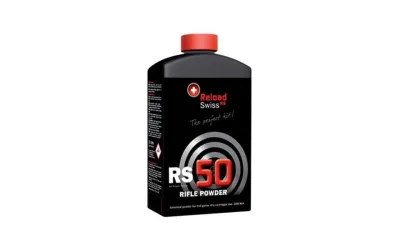 Pólvora Reload Swiss RS 50 arma larga 1kg Pólvora Reload Swiss RS 50 arma larga 1kg