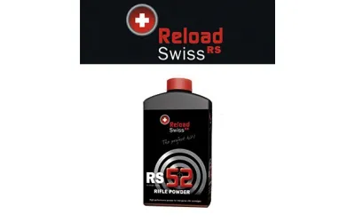 Pólvora Reload Swiss RS 52 arma larga 1kg Pólvora Reload Swiss RS 52 arma larga 1kg