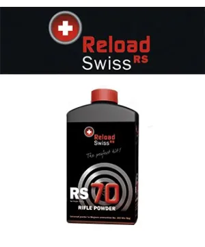 Pólvora Reload Swiss RS 70 arma larga 1kg Pólvora Reload Swiss RS 70 arma larga 1kg