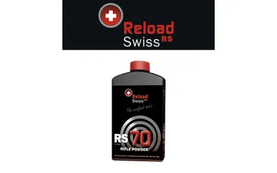 Pólvora Reload Swiss RS 70 arma larga 1kg Pólvora Reload Swiss RS 70 arma larga 1kg