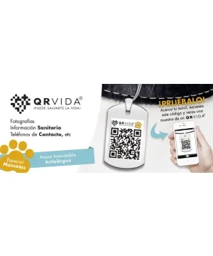 Qr vida para mascotas