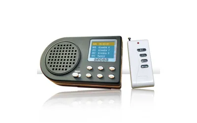 Reproductor de cantos mp3 con mando a distancia