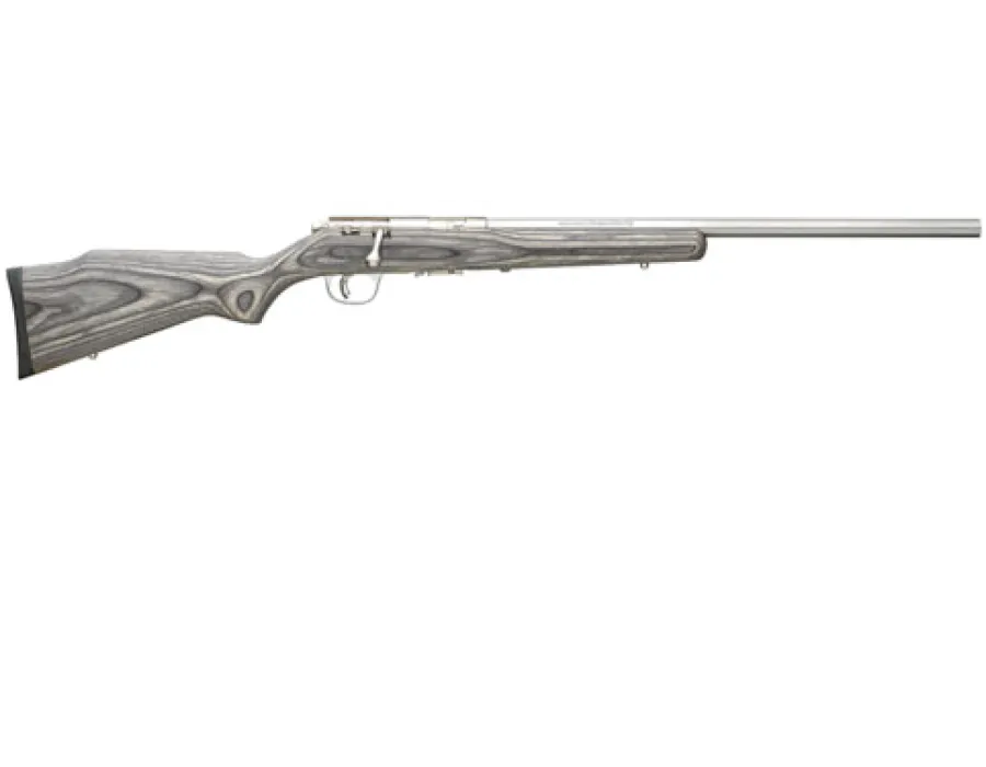 Rifle de cerrojo marlin xt17 vsl inoxidable calibre 17 hmr madera laminada.