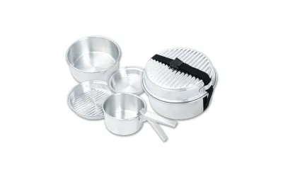 Set de camping en aluminio 6 piezas