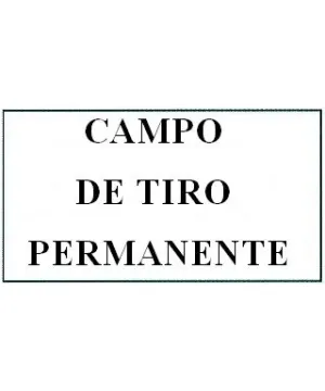 Tablilla 1º campo tiro permanenente 50x33 