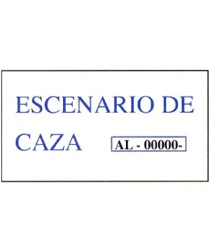 Tablilla 1º escenario de caza 50x33