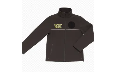 Cazadora polar para guarda rural - Marrón - Softshell Cazadora polar para guarda rural - Marrón - Softshell