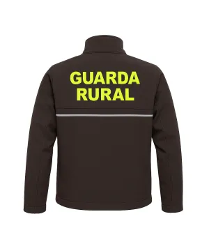 Cazadora polar para guarda rural - Marrón - Softshell Cazadora polar para guarda rural - Marrón - Softshell