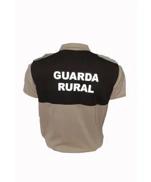 Polo guarda rural manga corta marron Polo guarda rural manga corta marron